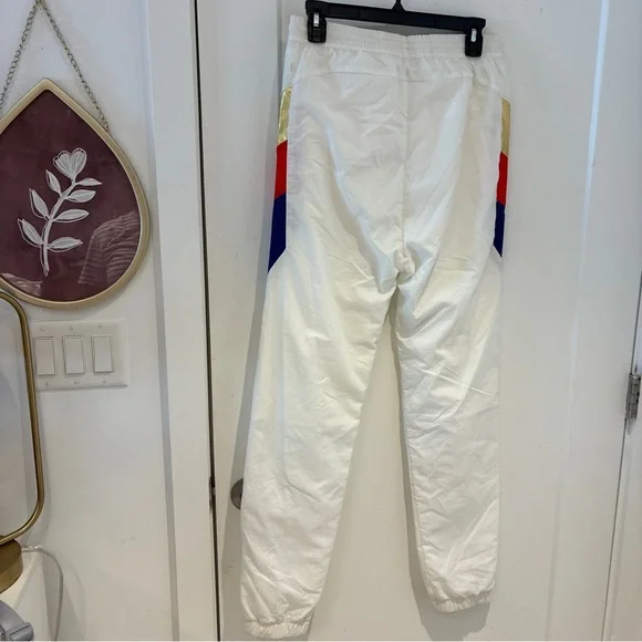 Adidas Originals Vintage Inspired White Track Pants Small